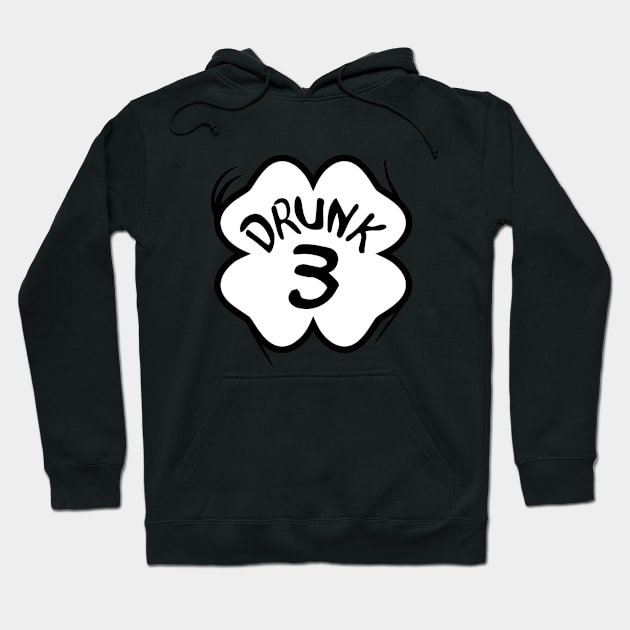 Drunk 3 St Pattys Day Green Tee Drinking Team Group Matching Hoodie by luxembourgertreatable